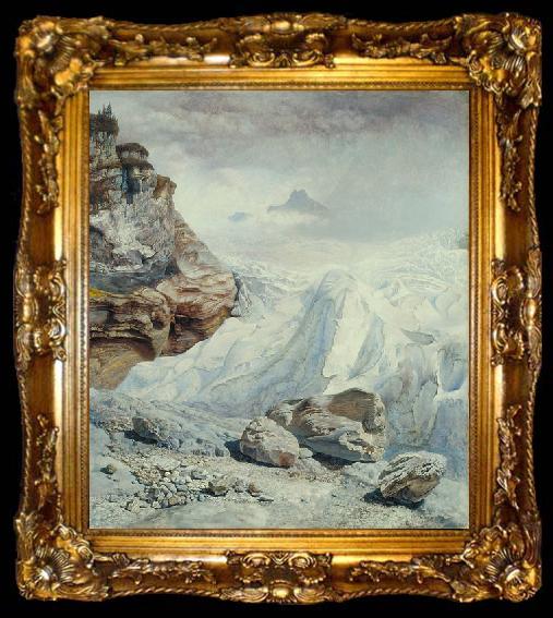 framed  John brett,ARA Glacier of Rosenlaui, ta009-2